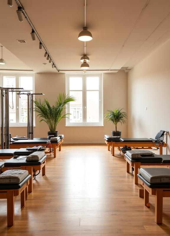 Soma Echo Pilates studio Dublin — warm, welcoming environment with reformer apparatus and mat space